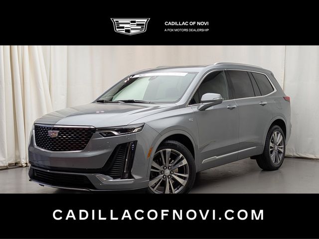 Argent Silver Metallic 2024 Cadillac XT6 Premium Luxury AWD SUV / Crossover Four-Wheel Drive 9-Speed Automatic