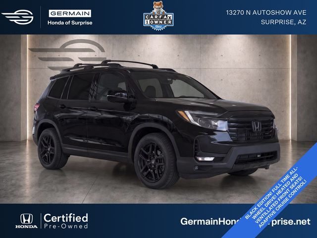 Crystal Black Pearl 2024 Honda Passport SUV / Crossover All-Wheel Drive 9-Speed Automatic