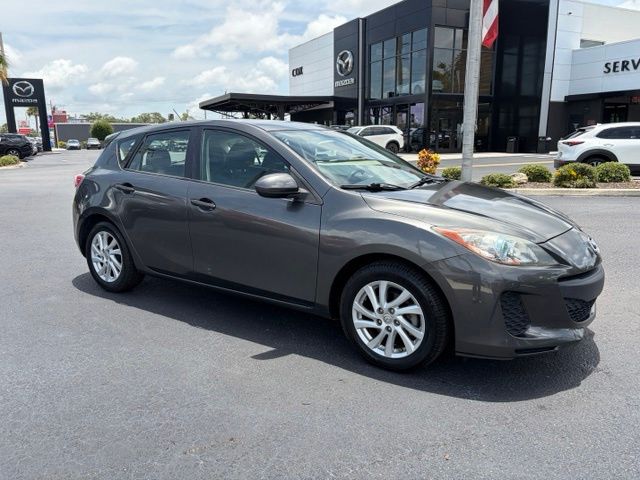 Gray (Graphite Mica) 2012 Mazda MAZDA3 Hatchback Front-Wheel Drive 6-Speed Automatic
