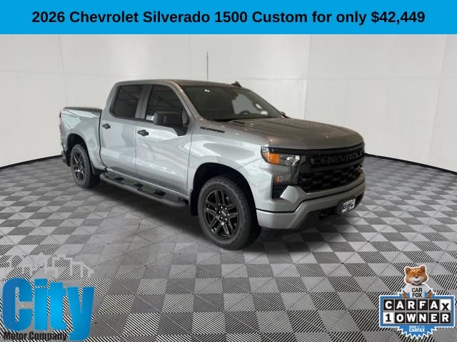 2026 Chevrolet Silverado 1500 Custom Crew Cab 4WD