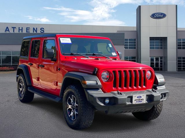 Firecracker Red Clearcoat 2018 Jeep Wrangler Unlimited Sport S 4WD SUV / Crossover Four-Wheel Drive 8-Speed Automatic
