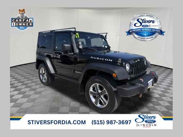Black Clearcoat 2017 Jeep Wrangler SUV / Crossover Four-Wheel Drive 6-Speed Manual