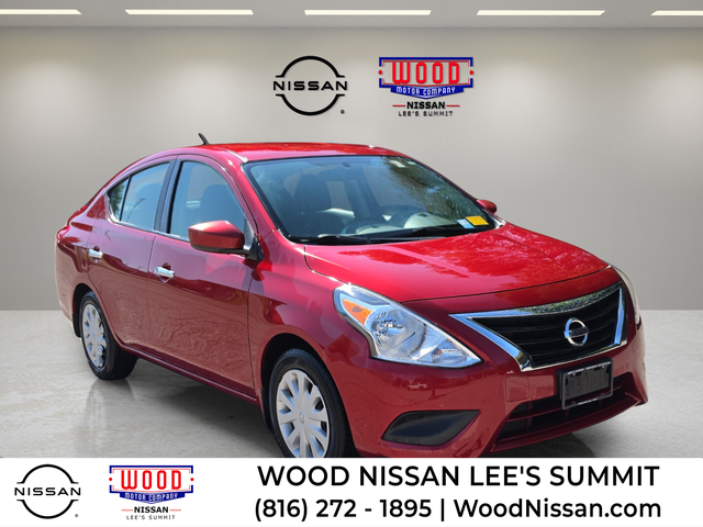 Red Brick 2015 Nissan Versa Sedan Front-Wheel Drive Continuously Variable Transmission