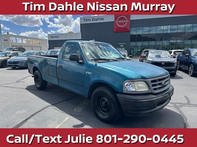 Island Blue Clearcoat Metallic 2000 Ford F-150 Pickup Truck Rear-Wheel Drive 4-Speed Automatic Overdrive