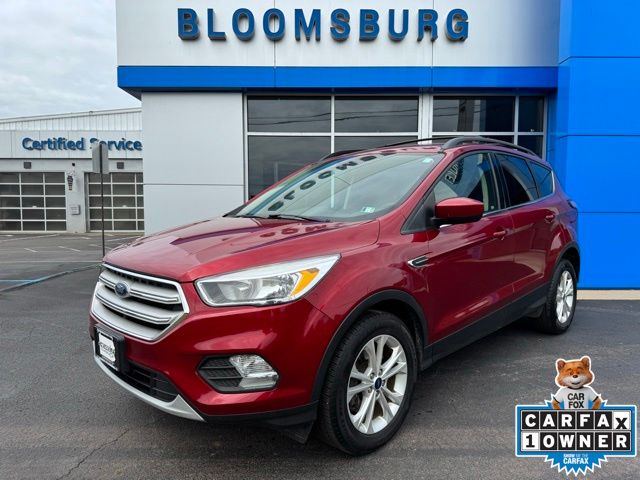 Ruby Red Metallic 2018 Ford Escape SE AWD SUV / Crossover All-Wheel Drive 6-Speed Automatic