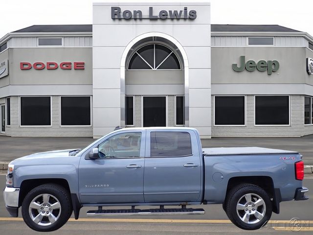 Slate Gray Metallic 2016 Chevrolet Silverado 1500 LT Crew Cab 4WD Pickup Truck Four-Wheel Drive 6-Speed Automatic Overdrive
