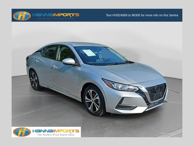 Brilliant Silver Metallic 2023 Nissan Sentra Sedan Front-Wheel Drive Continuously Variable Transmission