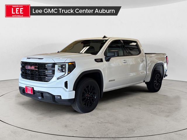 Summit White 2026 GMC Sierra 1500 Elevation Crew Cab 4WD Pickup Truck Four-Wheel Drive Automatic