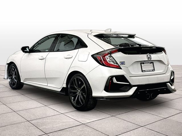 2021 Honda Civic Sport White at Bob Ruth Ford