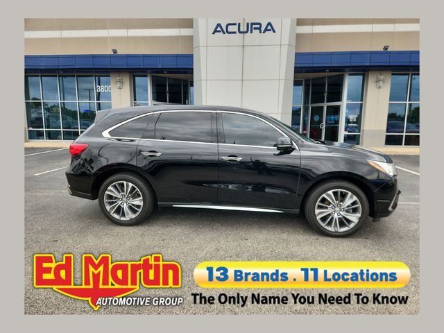 Gray 2017 Acura MDX SUV / Crossover Front-Wheel Drive 9-Speed Automatic
