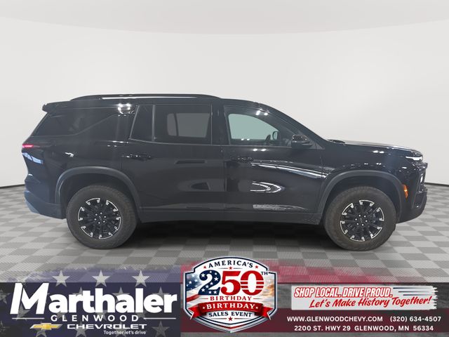 Black Metallic 2025 Chevrolet Traverse SUV / Crossover Four-Wheel Drive 8-Speed Automatic