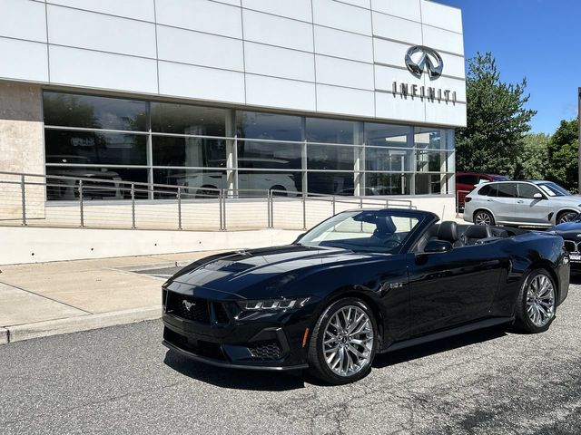 Shadow Black 2024 Ford Mustang Convertible Rear-Wheel Drive Automatic