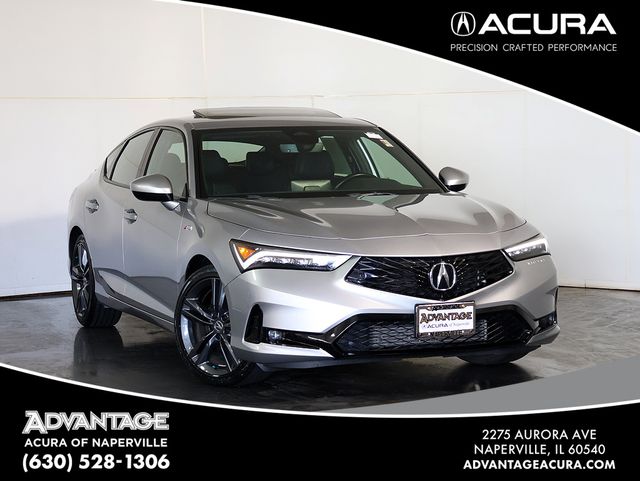Lunar Silver Metallic 2024 Acura Integra Sedan Front-Wheel Drive Continuously Variable Transmission
