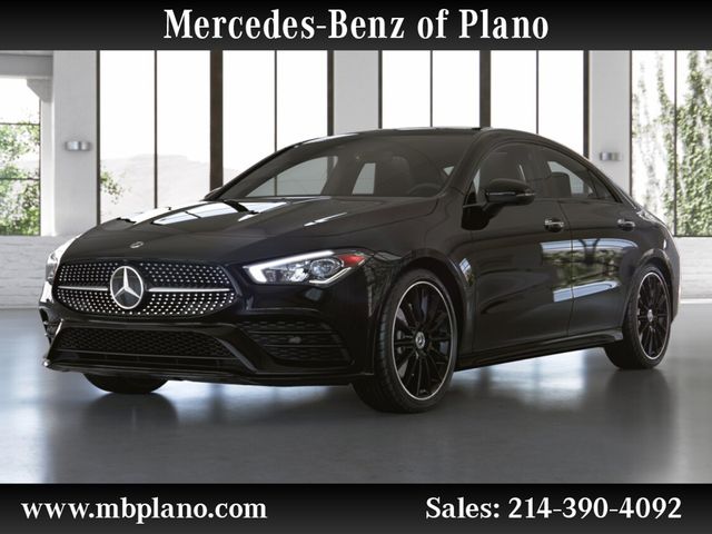 Night Black 2023 Mercedes-Benz CLA Coupe Front-Wheel Drive 7-Speed Automatic