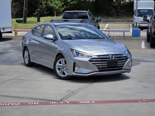 Stellar Silver 2020 Hyundai Elantra Sedan Front-Wheel Drive Continuously Variable Transmission