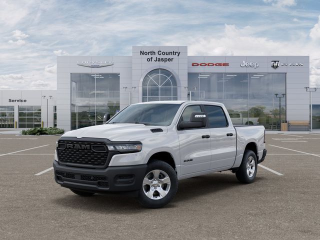 Bright White Clearcoat 2026 RAM 1500 Tradesman Crew Cab 4WD Pickup Truck Four-Wheel Drive 8-Speed Automatic