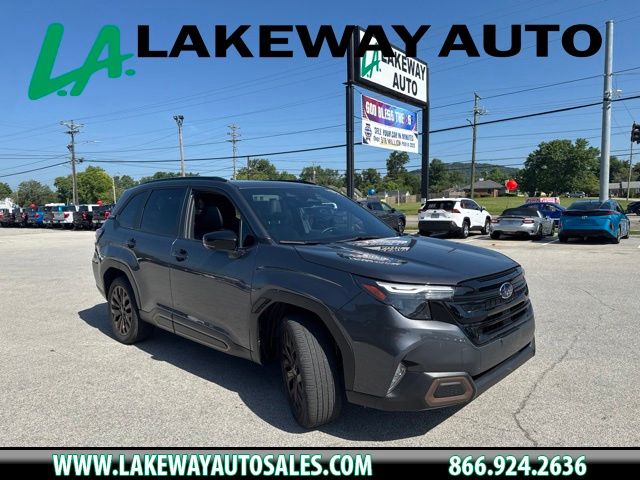 Magnetite Gray Metallic 2025 Subaru Forester SUV / Crossover All-Wheel Drive Continuously Variable Transmission