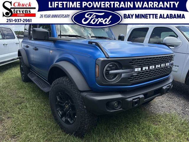 Velocity Blue Metallic 2026 Ford Bronco SUV / Crossover Four-Wheel Drive Automatic