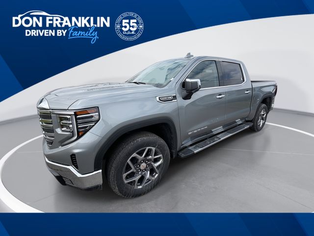 Sterling Metallic 2026 GMC Sierra 1500 SLT Crew Cab 4WD Pickup Truck Four-Wheel Drive Automatic