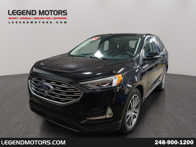 Agate Black Metallic 2024 Ford Edge Titanium AWD SUV / Crossover All-Wheel Drive 8-Speed Automatic