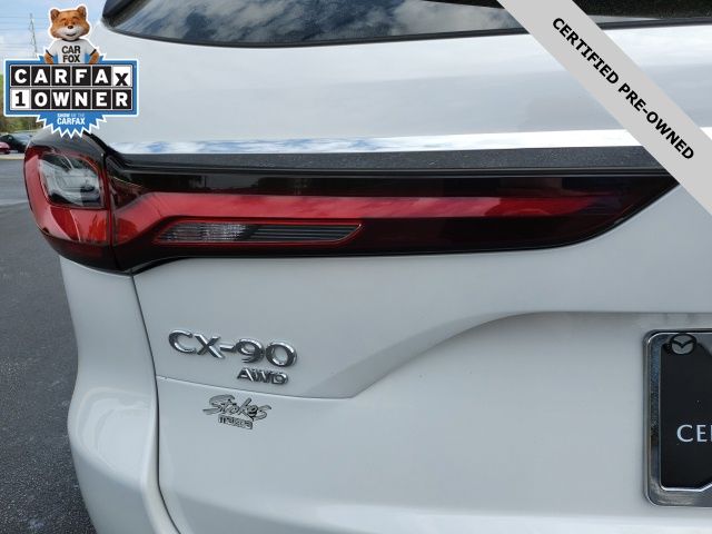2025 Mazda CX-90 3.3 Turbo Preferred White at Stokes Mazda