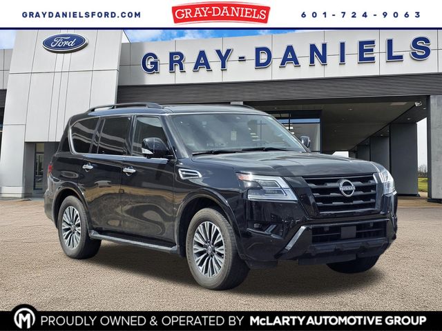 Super Black 2023 Nissan Armada SUV / Crossover 4X2 7-Speed Automatic