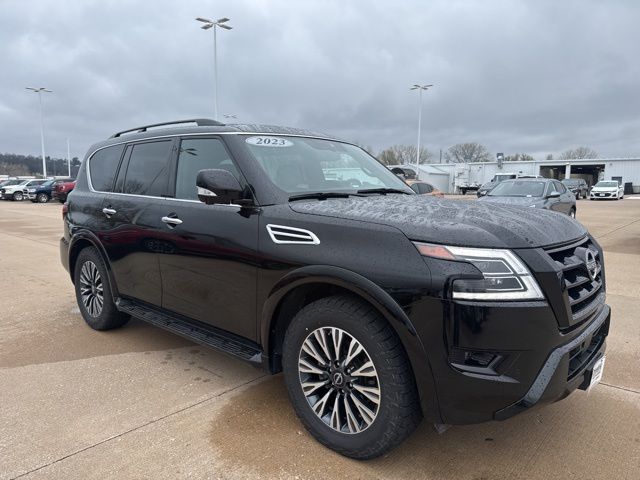 Super Black 2023 Nissan Armada SL 4WD SUV / Crossover Four-Wheel Drive 7-Speed Automatic