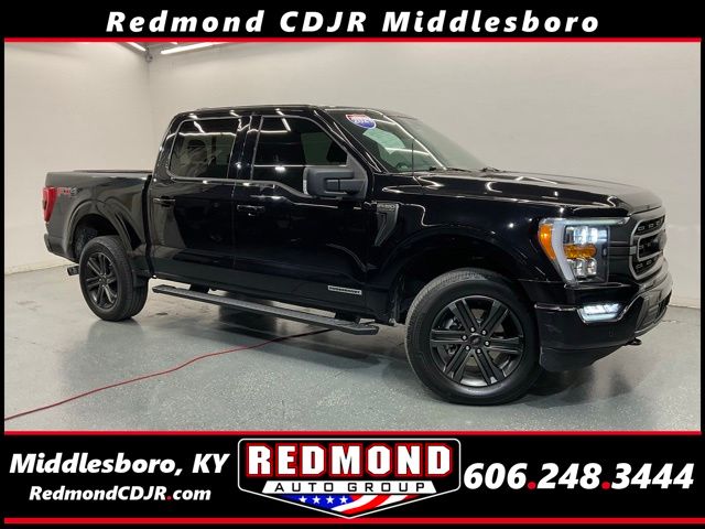 Black Metallic 2021 Ford F-150 Pickup Truck Four-Wheel Drive Automatic