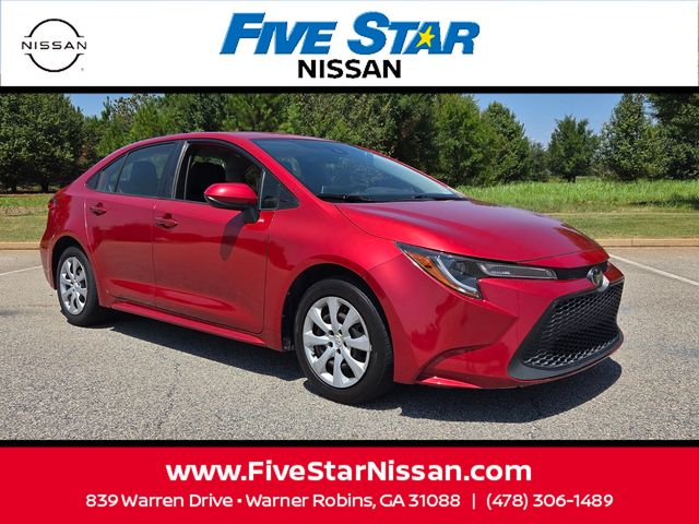 Barcelona Red Metallic 2021 Toyota Corolla Sedan Front-Wheel Drive Continuously Variable Transmission