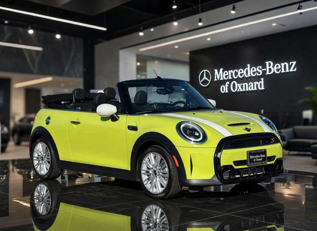 Zesty Yellow 2024 MINI Cooper Convertible Front-Wheel Drive 7-Speed Automatic