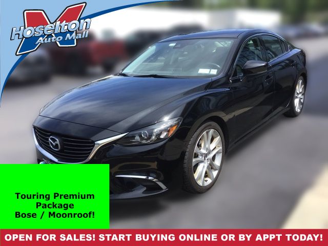 Jet Black 2017 Mazda MAZDA6 Touring Sedan FWD Sedan Front-Wheel Drive 6-Speed Automatic