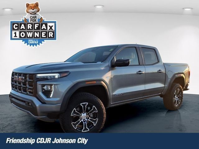 Sterling Metallic 2025 GMC Canyon AT4 Crew Cab 4WD Pickup Truck Four-Wheel Drive 8-Speed Automatic