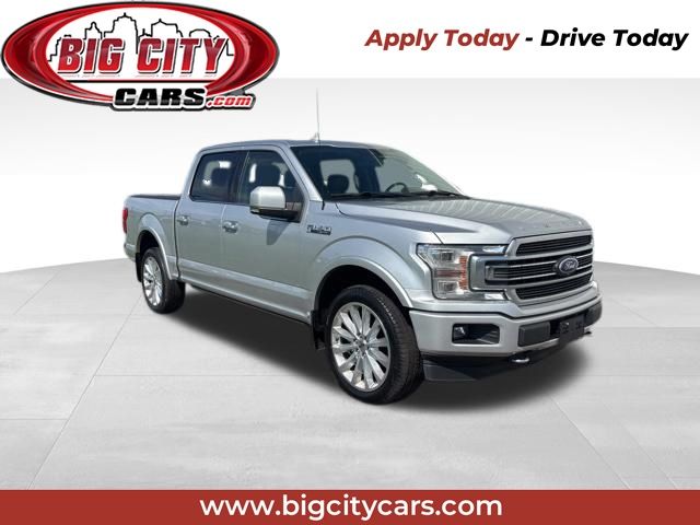 White 2019 Ford F-150 Limited SuperCrew 4WD Pickup Truck Four-Wheel Drive Automatic