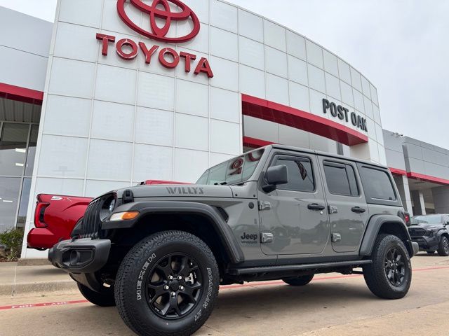 Sting-Gray Clearcoat 2021 Jeep Wrangler Unlimited Willys 4WD SUV / Crossover Four-Wheel Drive 8-Speed Automatic