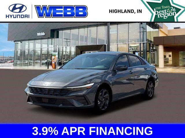 Ecotronic Gray 2026 Hyundai Elantra Sedan Front-Wheel Drive Continuously Variable Transmission