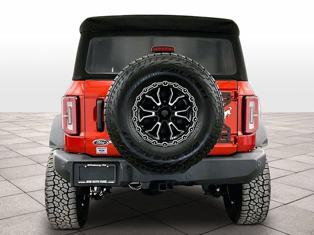 2022 Ford Bronco Big Bend Red at Klick Lewis Buick Chevrolet