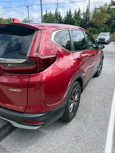 2021 Honda CR-V EX Red at John Sisson Motors
