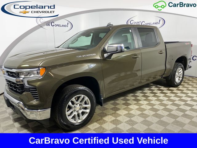 Bronze Metallic 2023 Chevrolet Silverado 1500 Pickup Truck Four-Wheel Drive 8-Speed Automatic
