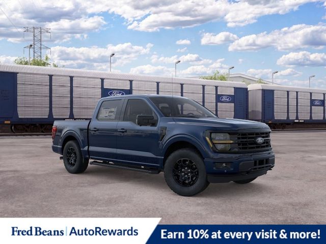 Blue 2026 Ford F-150 Pickup Truck Four-Wheel Drive Automatic