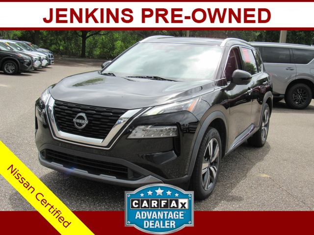 Super Black 2023 Nissan Rogue SUV / Crossover All-Wheel Drive Continuously Variable Transmission