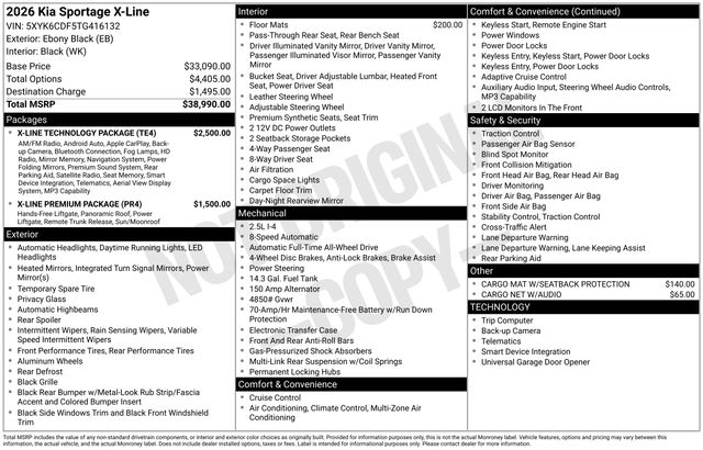 Used 2026 Kia Sportage SUV