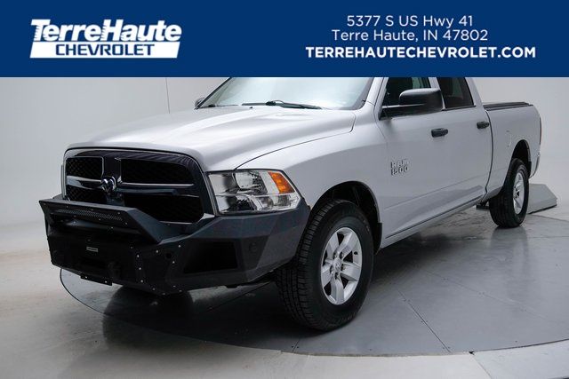 Bright Silver Clearcoat Metallic 2014 RAM 1500 Tradesman Crew Cab 4WD Pickup Truck Four-Wheel Drive 8-Speed Automatic