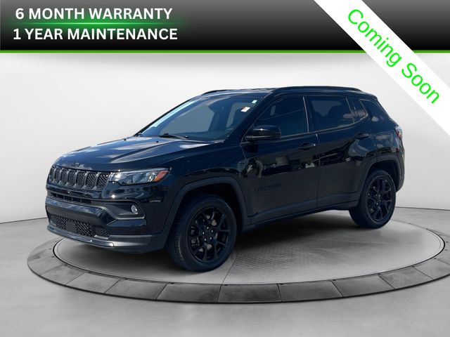 Diamond Black Crystal Pearlcoat 2023 Jeep Compass Altitude 4WD SUV / Crossover Four-Wheel Drive 8-Speed Automatic