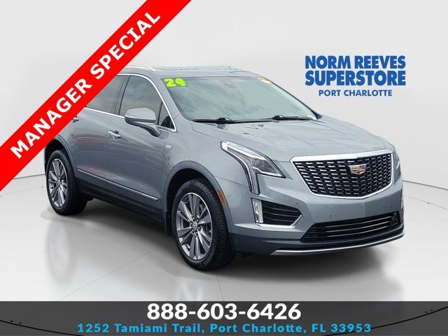 Argent Silver Metallic 2024 Cadillac XT5 SUV / Crossover Front-Wheel Drive 9-Speed Automatic