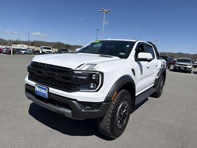 Oxford White 2025 Ford Ranger Raptor SuperCrew 4WD Pickup Truck Four-Wheel Drive Automatic