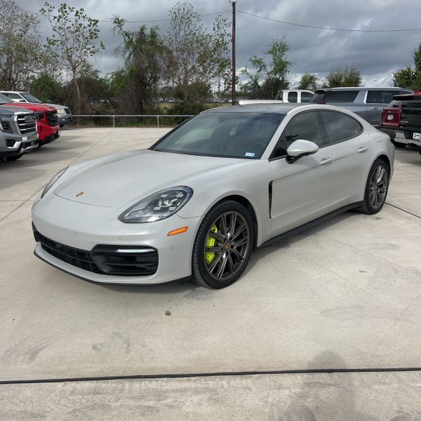 Gray 2022 Porsche Panamera 4 AWD Sedan All-Wheel Drive 8-Speed Automatic