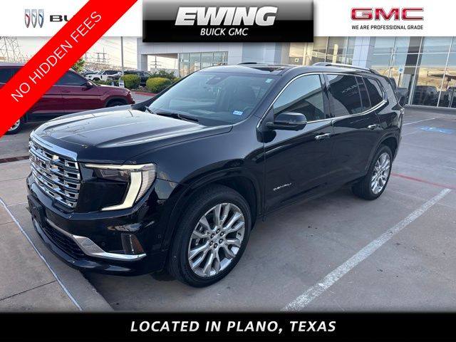 Black (Ebony Twilight Metallic) 2024 GMC Acadia SUV / Crossover Four-Wheel Drive 8-Speed Automatic