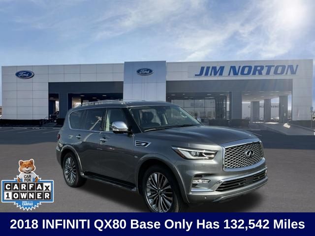 Gray (Graphite Shadow) 2018 INFINITI QX80 SUV / Crossover All-Wheel Drive 7-Speed Automatic