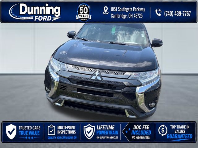Labrador Black Metallic 2019 Mitsubishi Outlander SUV / Crossover All-Wheel Drive Continuously Variable Transmission
