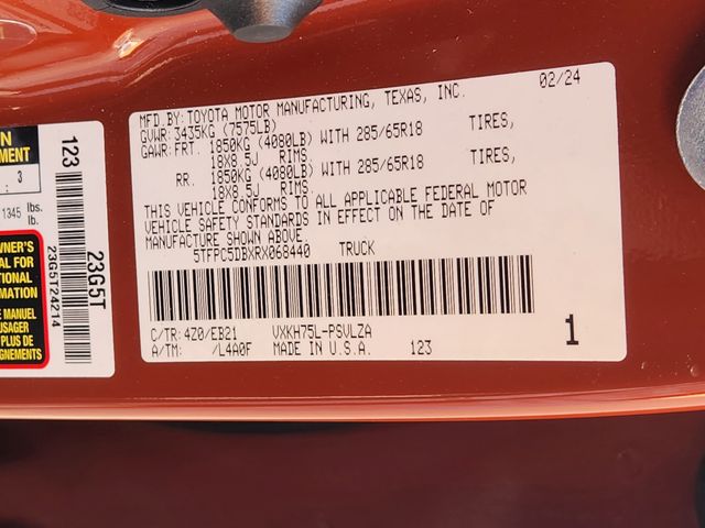 2024 Toyota Tundra TRD Pro - Photo 35